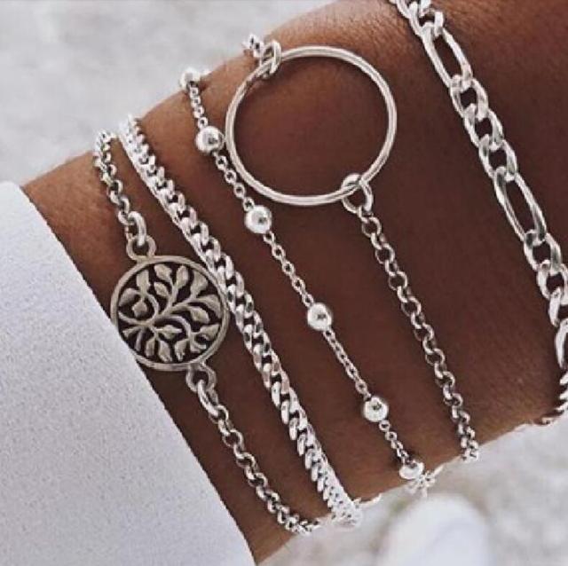 Joy - Ensemble exclusif de 5 bracelets de haute qualité