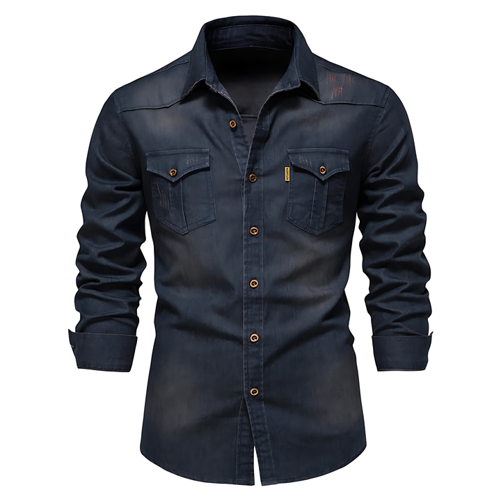 Avantea - Chemise Denim Élégante