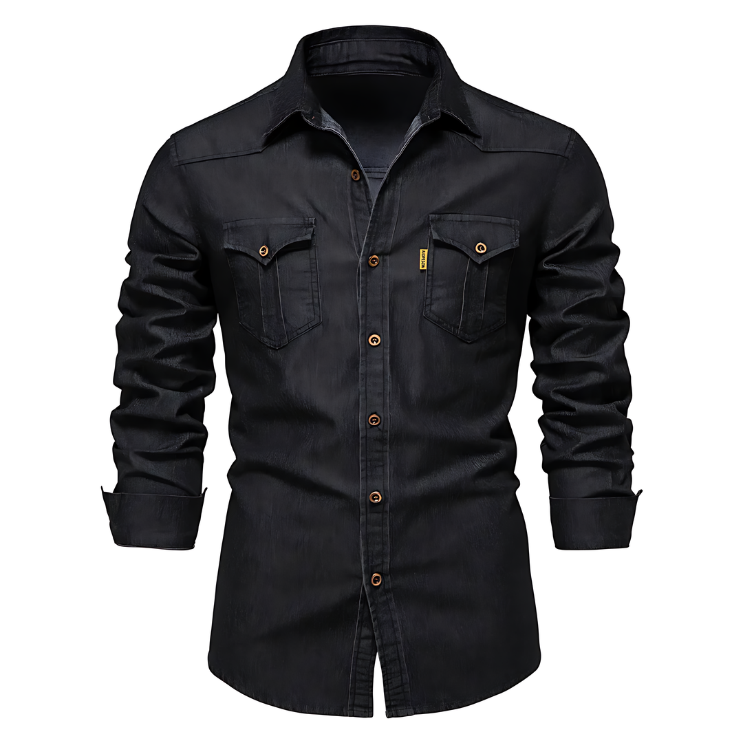 Avantea - Chemise Denim Élégante