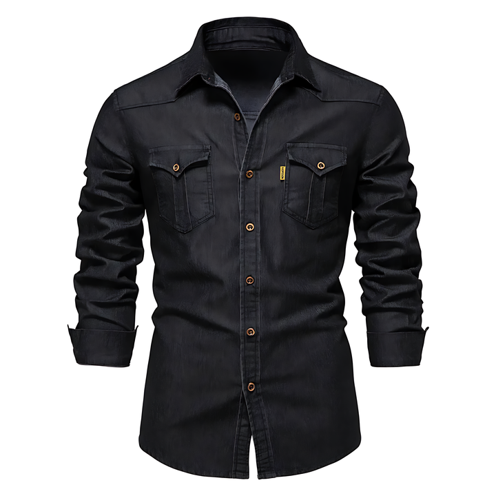 Avantea - Chemise Denim Élégante